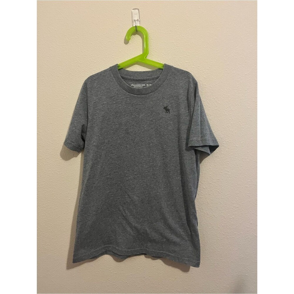 abercrombie kids Gray Short Sleeve Logo Tee